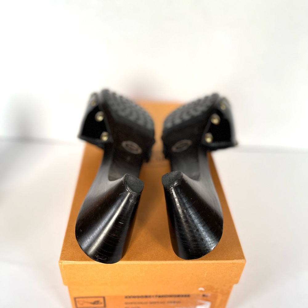 Tod’s black patent leather platform slide sandals 38 - Picture 11 of 12
